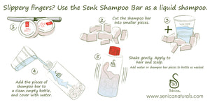 Senk Shampoo Bar - Sénica skin care moisturize dry, sensitive and eczema, prone skin.