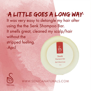 Senk Shampoo Bar - Sénica skin care moisturize dry, sensitive and eczema, prone skin.