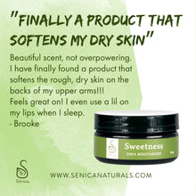 Load image into Gallery viewer, Sweetness Shea Moisturizer - Sénica skin care moisturize dry, sensitive and eczema, prone skin.